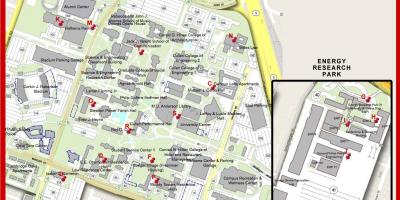 Mapa de la universidad de Houston