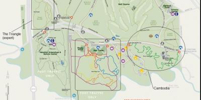 Mapa de parque Memorial Houston