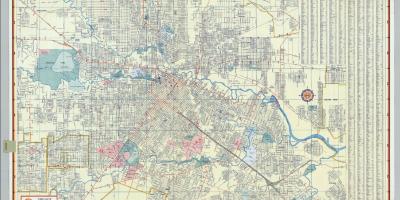 Mapa de calle de Houston